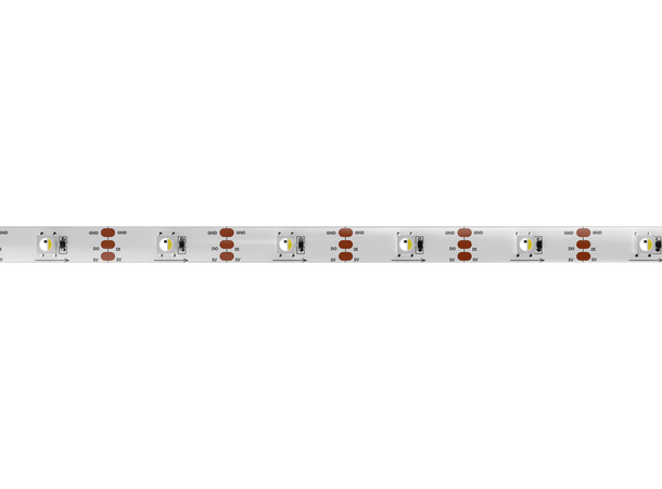 ENTTEC 8PX30-F Pixel tape RGB+CW Hvit PCB. 30 LEDs/m, 5V. 5 meter
