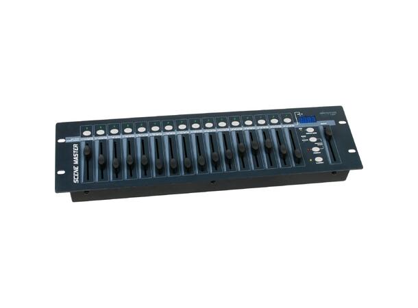 JB SYSTEMS 16ch DMX scene setter 19". MIDI, 3pin DMX