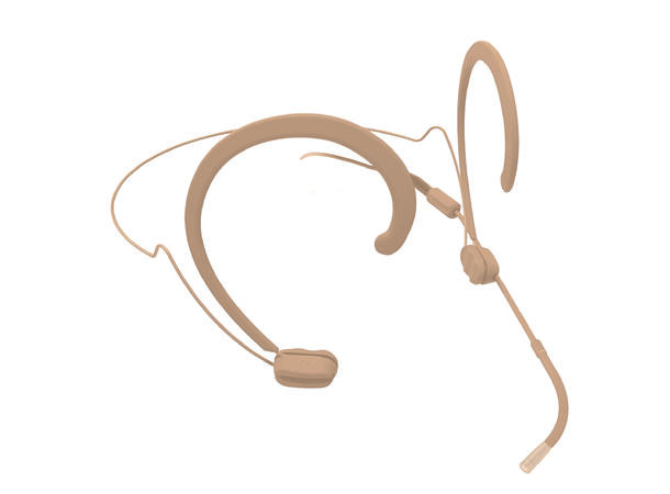 JTS CM-8085 Hodebøylemikrofon omni Beige. Utskiftbar kabel. HQ kapsel