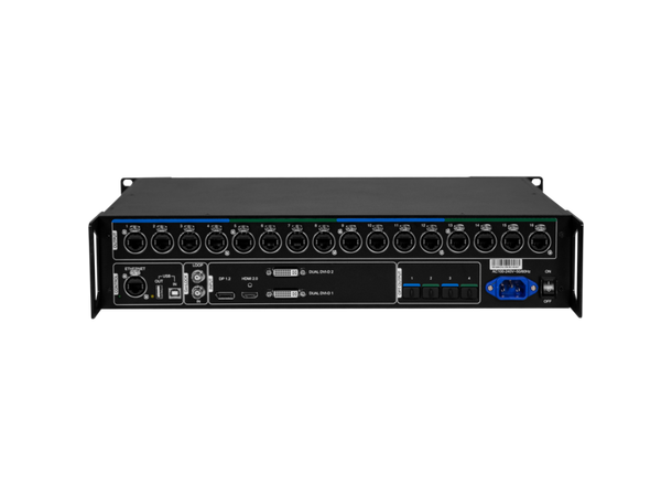 NOVASTAR NOVAMCTRL4K Sending unit DP/HDMI/DUAL DVI -> 16x RJ45 + 4 optisk