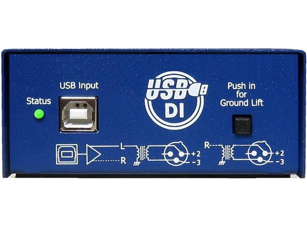Regeringsforordning Puno bombe ARX USB DI stereo DI-boks m/USB - Prostage AS