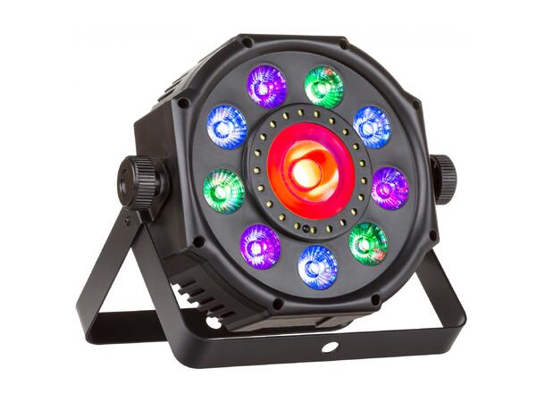 JB SYSTEMS RAVE SPOT 3in1 Lyseffekt COB, SMD & RGBUV LEDs, 3pin DMX