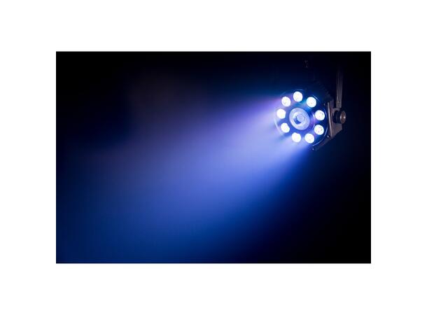 JB SYSTEMS RAVE SPOT 3in1 Lyseffekt COB, SMD & RGBUV LEDs, 3pin DMX