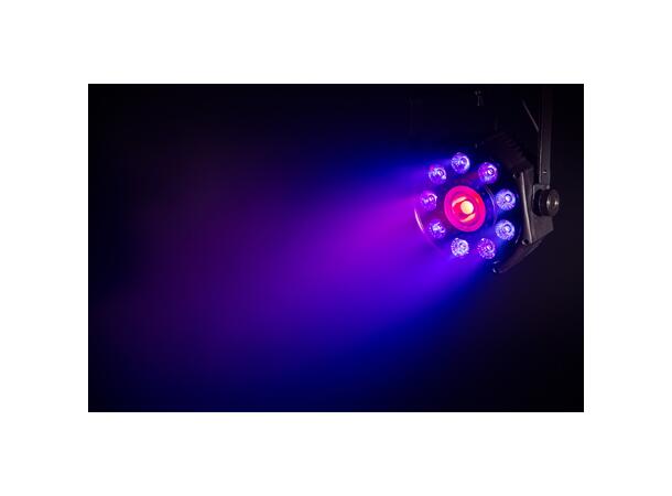 JB SYSTEMS RAVE SPOT Lyseffekt 3in1 effekt med COB, SMD & RGBUV LEDs