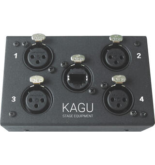 KAGU CAT til 4 x XLR hun interface 4 x 3 pin XLR hun for audio