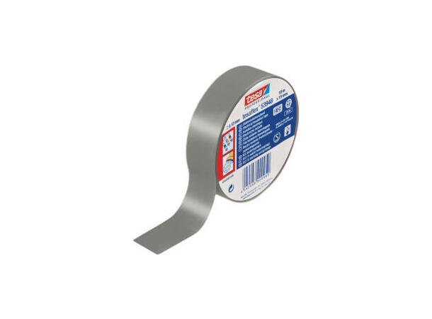 TESA 53948 PVC tape 19mm x 20m, grå