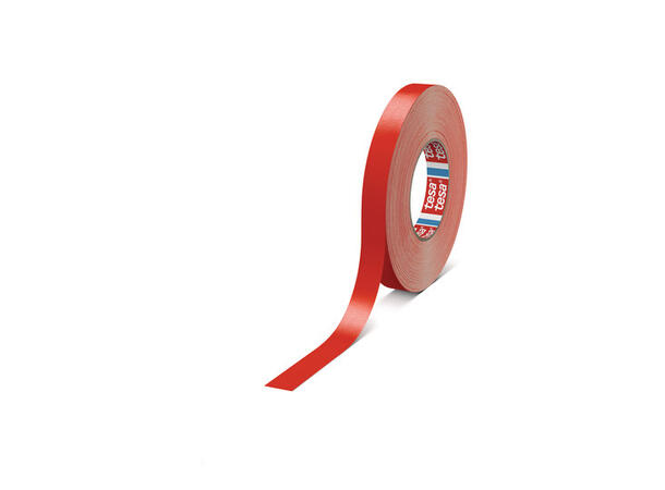 Tesa 4651 kraftfull Gaffa, Professional 19mm x 25m, rød
