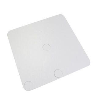 WENTEX 89316 Baseplate cover 600(dl) x 600(w)mm. Hvit