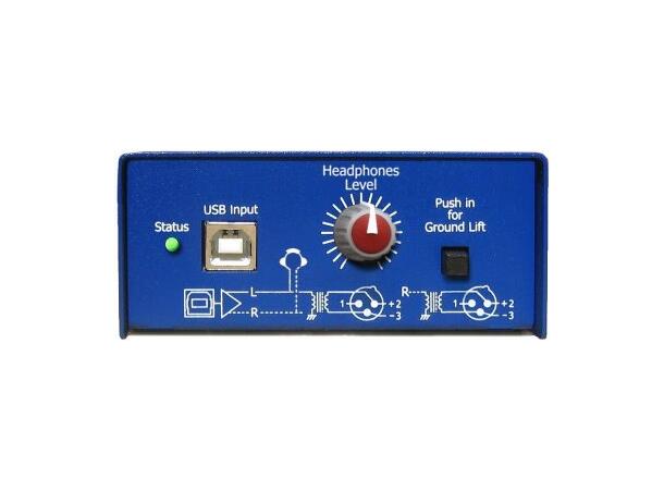 ARX USB DI HP Stereo DI-boks m/USB og hodetelefonutgang