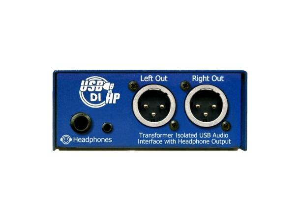 ARX USB DI HP Stereo DI-boks m/USB og hodetelefonutgang