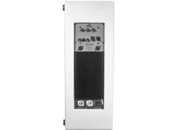 DAD ARK2V8SA aktiv sub 700W 2x8" Hvit. Maks SPL 122dB. 700W utg. for sat.