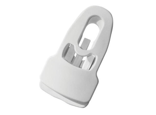 Holdon Midi Clip, hvit For feste på molton som ikke har maljer