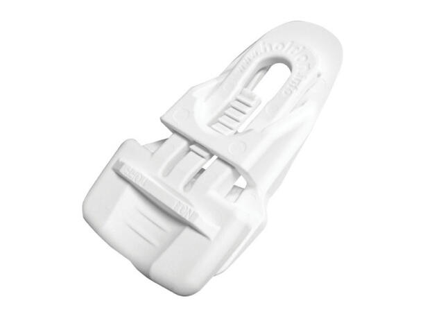 Holdon Midi Clip, hvit For feste på molton som ikke har maljer