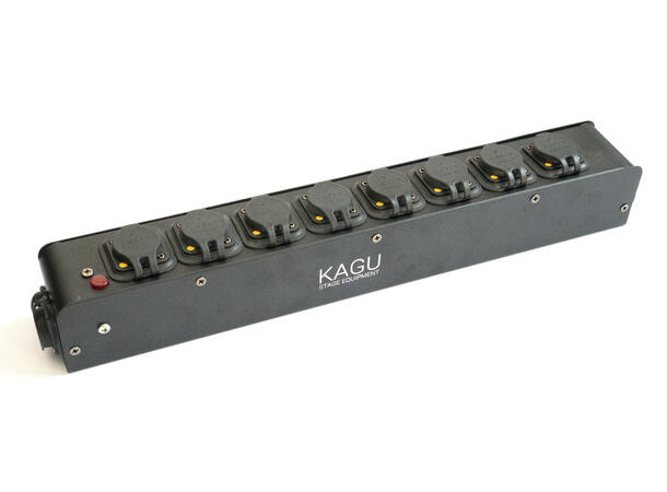 KAGU TPB-007-TR strømdistribusjon 1 x TR1 inn, 9 x TR1 ut