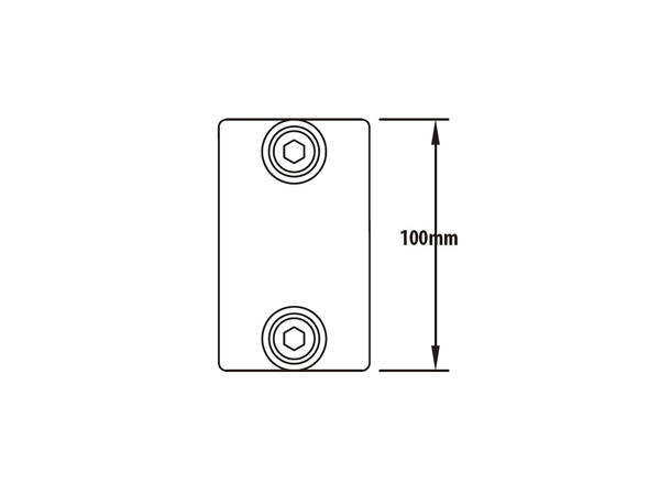 KUPO KPC-149 skjøtestykke Ø48mmrørklemme.TUV
