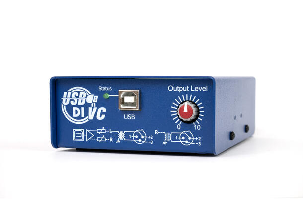 ARX USB DI-VC Stereo DI-boks m/USB og volumkontroll