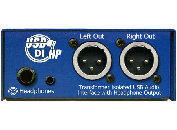 ARX USB DI-VC Stereo DI-boks m/USB og volumkontroll