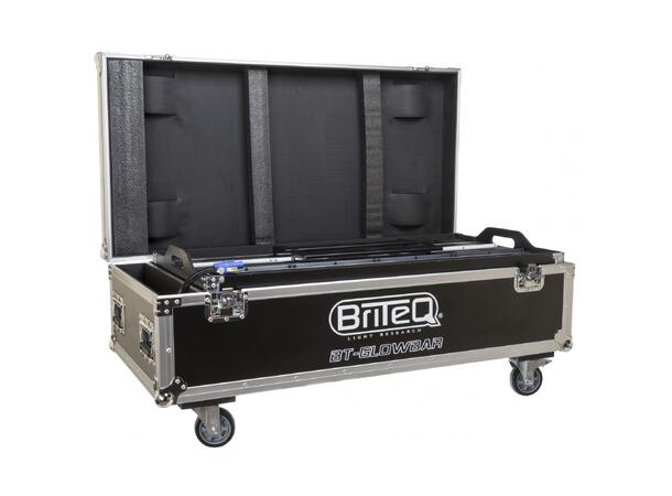 BRITEQ CASE for 8x BT-GLOWBAR Flightcase for 8x BT-GLOWBAR