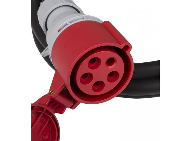 BRITEQ kabel, 32A/400V 5 meter. Med krymp for merking