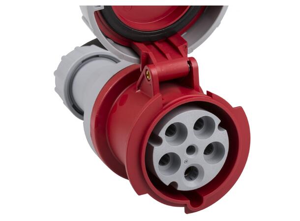 BRITEQ kabel, 63A/400V 10 meter. Med krymp for merking