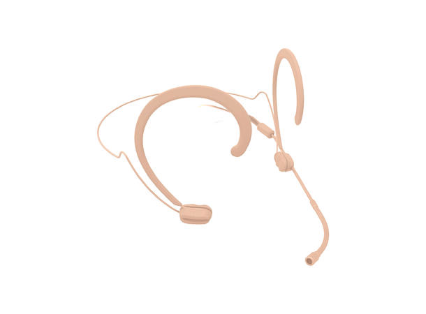 JTS CM-808 Hodebøylemikrofon omni Beige. Utskiftbar kabel