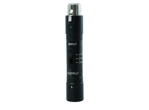 JTS MA-123 justerbart dempeledd -10dB, -20dB eller -30dB demping