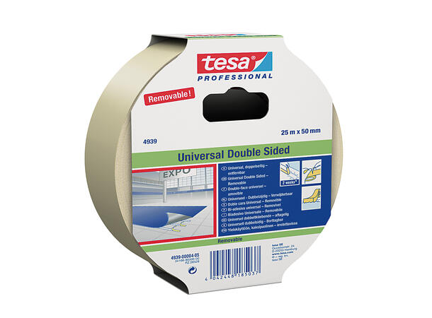 TESA Dobbeltsidig teppetape 38mm x 25m