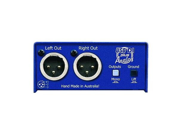 ARX USB DI PLUS Stereo DI-boks Stereo DI-boks m/USB og analog inn