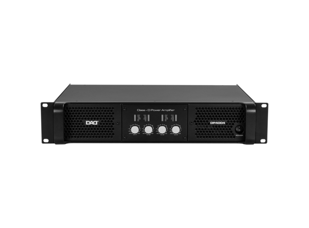 DAD DP4004 Forsterker 4x1100W @ 4ohm Bridge mode 2x2000W @ 8 Ohm