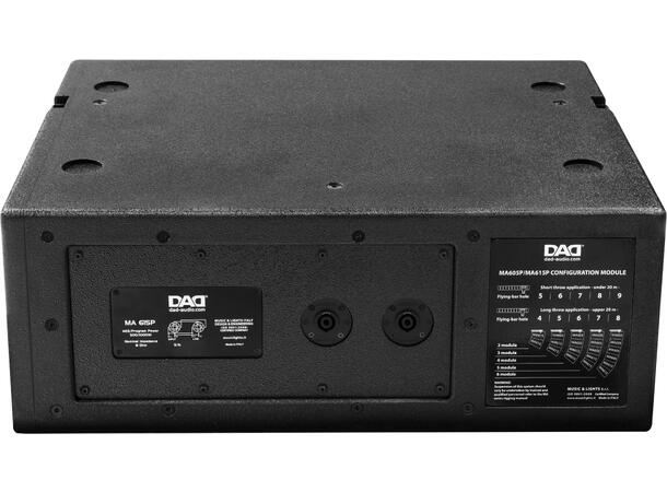 DAD MA615P Line array modul 2x10" + 1,4" Passiv, 500/1000W. Maks SPL 138dB, 15°