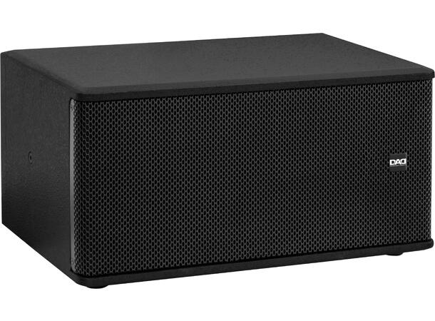 DAD ARK1200SA Aktiv subwoofer 2x8" Sort. Maks SPL 126dB. 2x350W utg.for sat