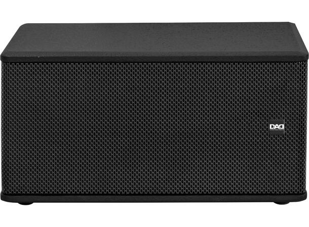 DAD ARK1200SA Aktiv subwoofer 2x8" Sort. Maks SPL 126dB. 2x350W utg.for sat