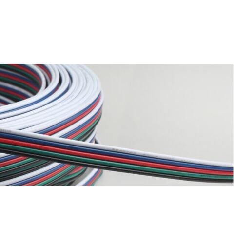 SBL 5-leder kabel for LED strip etc. Rull á 20 meter