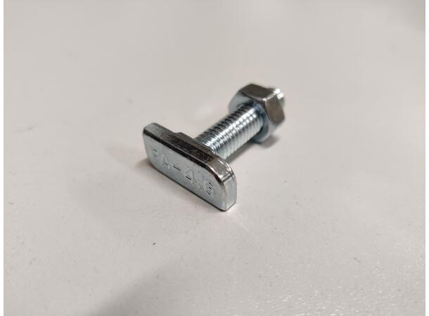 FlexRail M8 bolt M8 x 30mm T-hode glidbolt skinnefeste