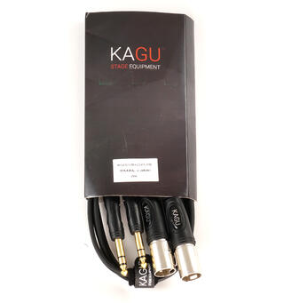 KAGU 2 x XLR han til 2 X TRS jack