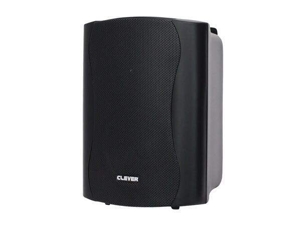 CLEVER ACOUSTICS ACT 35 miljøhøyttaler Sort. Par med aktiv+ passiv høytt. 25W.