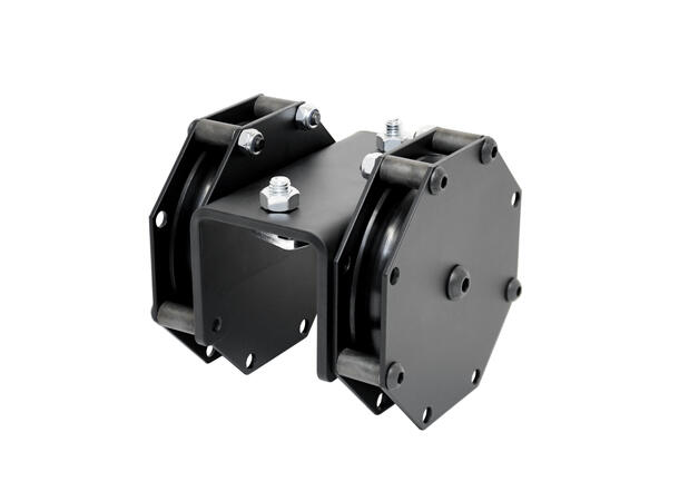 FlexRail hoved-trinser Sort / rød hoved-blokk for snortrekk