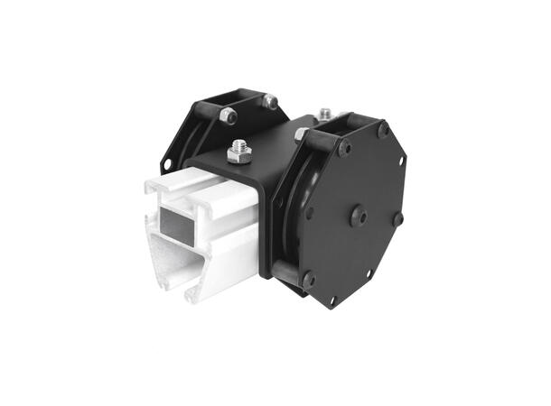 FlexRail hoved-trinser Sort / rød hoved-blokk for snortrekk 