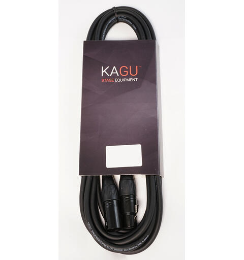 KAGU DMNXBK DMX-kabel Sort