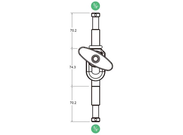 KUPO KCP-320 EZ Grip Twins 16mm til 16mm