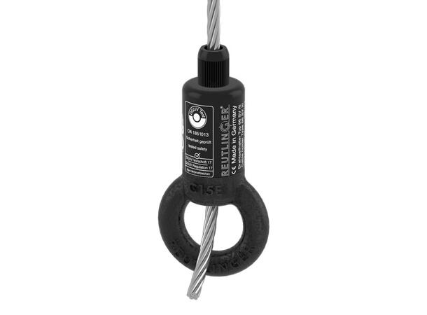 REUTLINGER 66 SV III med Ø34mm øye, kort For 5mm, 6mm og 6,35mm wire. Sort