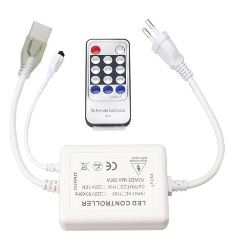 SBL dimmer for 230V LED strip For single color. IR fjernkontroll inkl.