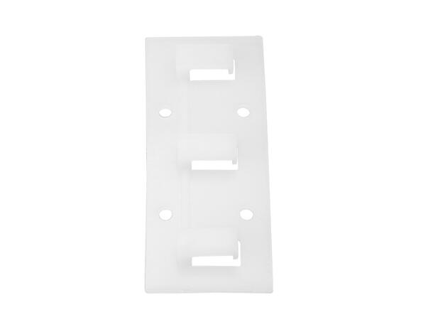 SBL rett brakett for 230V LED strip 10 stk.