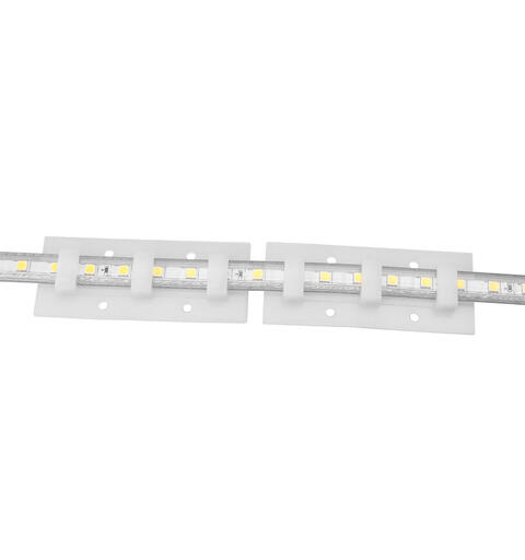 SBL rett brakett for 230V LED strip 10 stk.