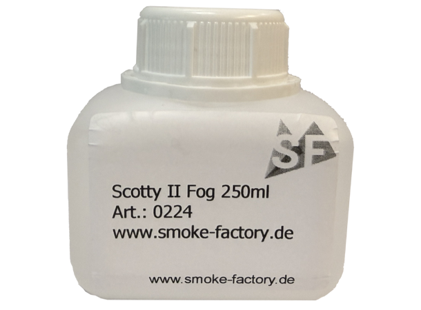 SMOKE FACTORY Scotty II Fog Røykvæske 250 ml, spesialvæske for Scotty II