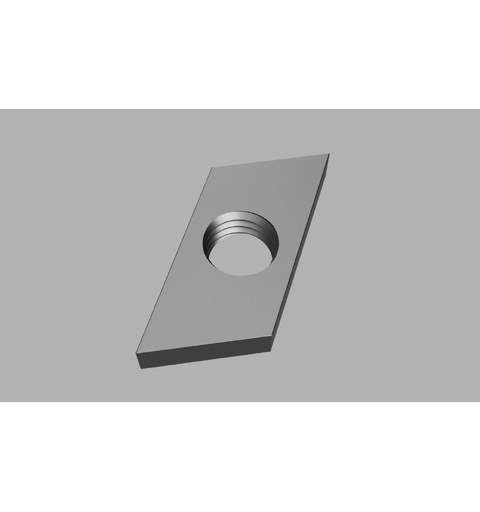 FlexRail glidemutter M8 For montasjespor i skinne