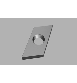 FlexRail glidemutter M8 For montasjespor i skinne