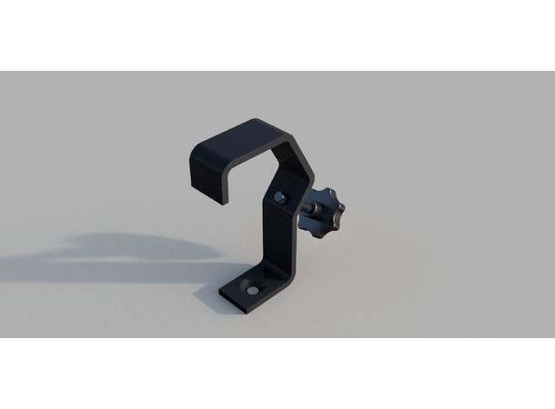 FlexRail opphengskrok for skinne. Sort For 48-50mm rør 