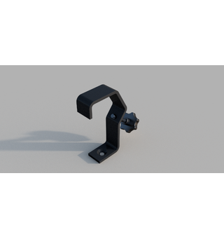 FlexRail opphengskrok for skinne. Sort For 48-50mm rør