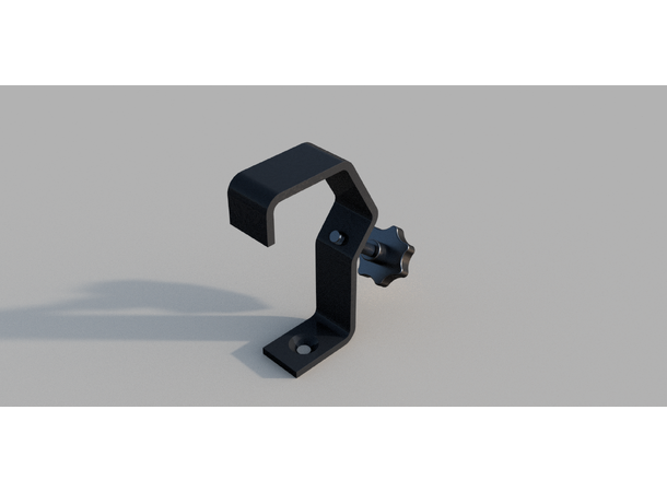 FlexRail opphengskrok for skinne. Sort For 48-50mm rør